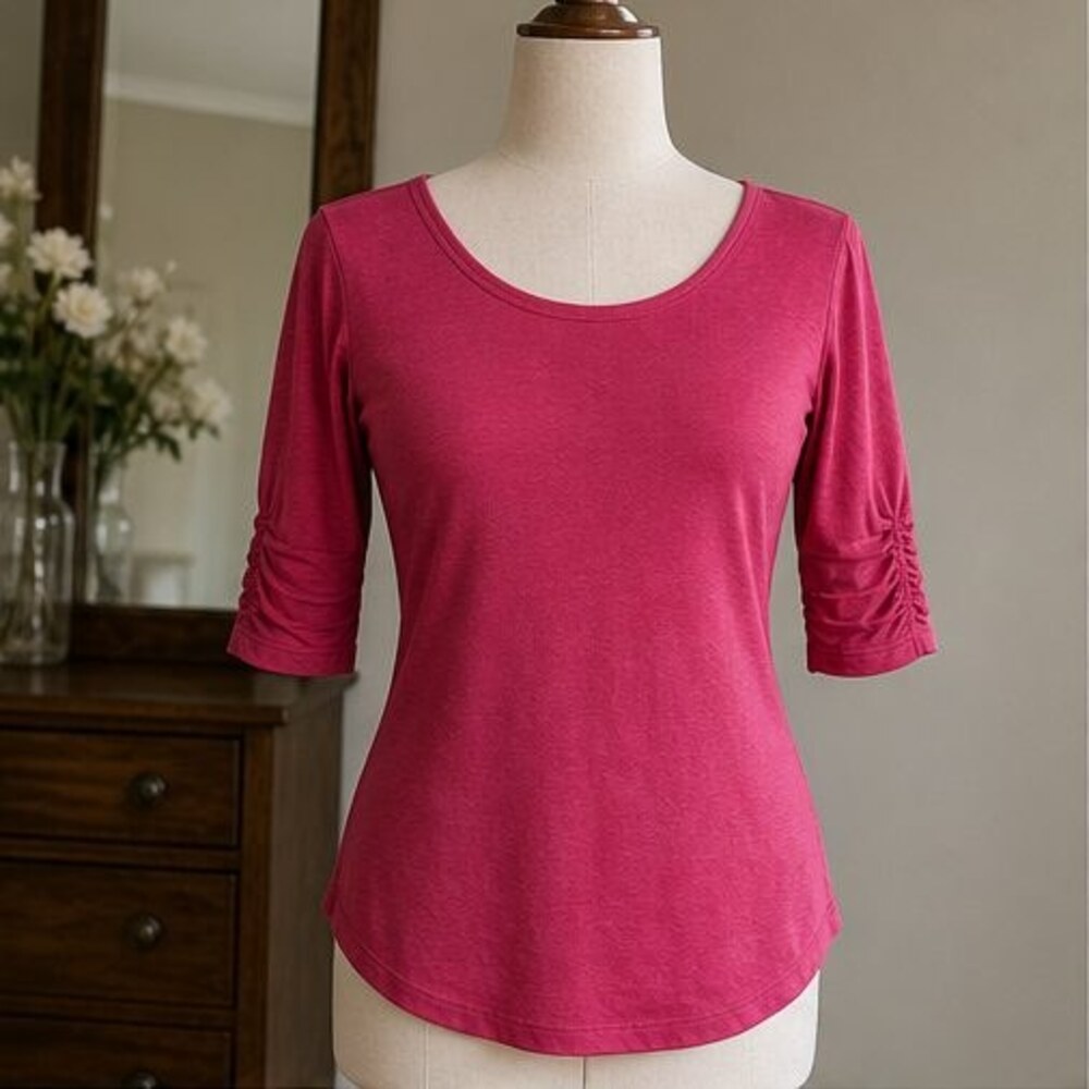 Cream Pleated Blouse